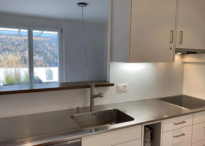 Apartment Chasa Splerin Mit Whirlpool Auf Terrasse Scuol