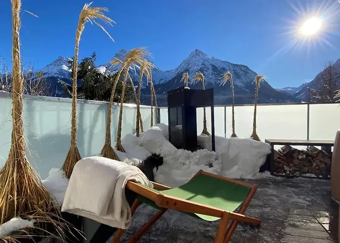 Chasa Splerin Mit Whirlpool Auf Terrasse Apartment